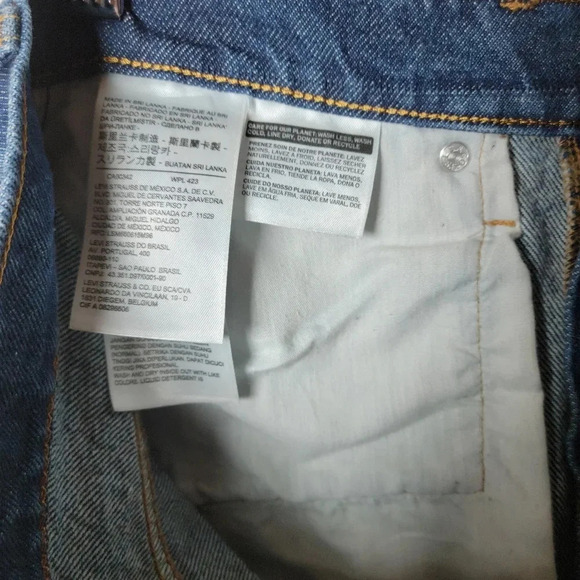 Levi's Asymmetrical Denim Skirt | Fall Denim Skirt | Levi's Skirt | Size… - Picture 5 of 8